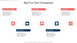 Big Five Tech Companies In Powerpoint And Google Slides Cpb