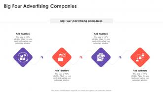 Big Four Advertising Companies In Powerpoint And Google Slides Cpb