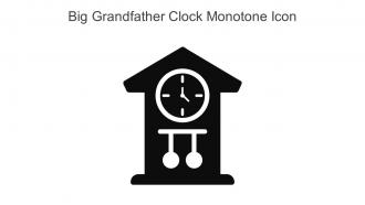 Big Grandfather Clock Monotone Icon In Powerpoint Pptx Png And Editable Eps Format