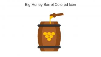 Big Honey Barrel Colored Icon In Powerpoint Pptx Png And Editable Eps Format