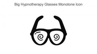 Big Hypnotherapy Glasses Monotone Icon In Powerpoint Pptx Png And Editable Eps Format