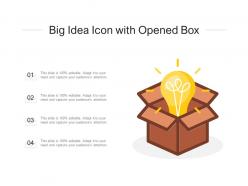 Big idea icon with opened box