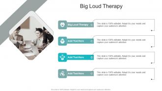 Big Loud Therapy In Powerpoint And Google Slides Cpb