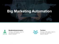 Big marketing automation ppt powerpoint presentation infographics graphics template cpb