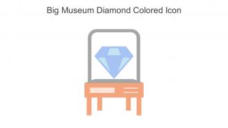 Big Museum Diamond Colored Icon In Powerpoint Pptx Png And Editable Eps Format