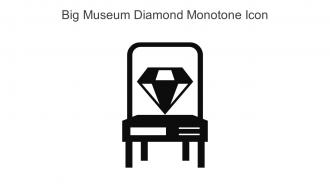 Big Museum Diamond Monotone Icon In Powerpoint Pptx Png And Editable Eps Format