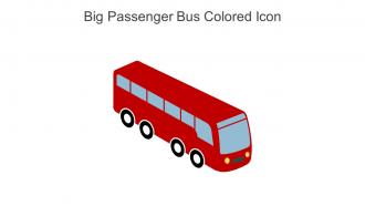 Big Passenger Bus Colored Icon In Powerpoint Pptx Png And Editable Eps Format