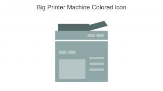 Big Printer Machine Colored Icon In Powerpoint Pptx Png And Editable Eps Format