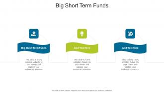 Big Short Term Funds In Powerpoint And Google Slides Cpb