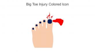 Big Toe Injury Colored Icon In Powerpoint Pptx Png And Editable Eps Format
