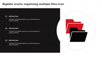 Bigdata Oracle Organising Multiple Files Icon