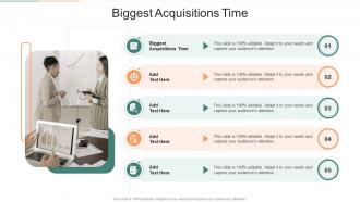 Biggest Acquisitions Time In Powerpoint And Google Slides Cpb