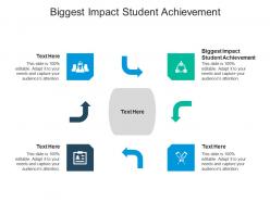 Biggest impact student achievement ppt powerpoint presentation infographics graphics example cpb