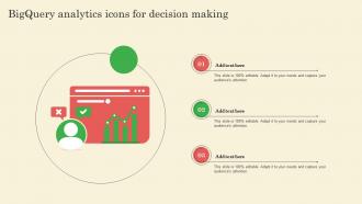 Bigquery Analytics Icons For Decision Making
