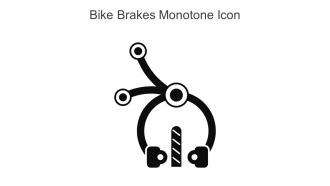 Bike Brakes Monotone Icon In Powerpoint Pptx Png And Editable Eps Format