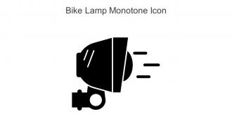 Bike Lamp Monotone Icon In Powerpoint Pptx Png And Editable Eps Format