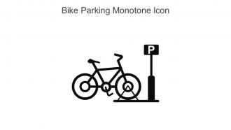 Bike Parking Monotone Icon In Powerpoint Pptx Png And Editable Eps Format