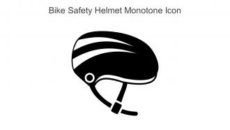 Bike Safety Helmet Monotone Icon In Powerpoint Pptx Png And Editable Eps Format
