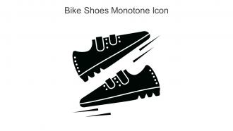 Bike Shoes Monotone Icon In Powerpoint Pptx Png And Editable Eps Format