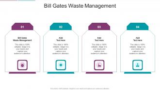Bill Gates Waste Management In Powerpoint And Google Slides Cpb