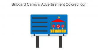 Billboard Carnival Advertisement Colored Icon In Powerpoint Pptx Png And Editable Eps Format