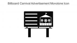 Billboard Carnival Advertisement Monotone Icon In Powerpoint Pptx Png And Editable Eps Format