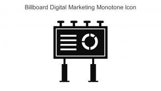 Billboard Digital Marketing Monotone Icon In Powerpoint Pptx Png And Editable Eps Format