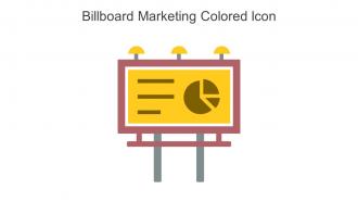 Billboard Marketing Colored Icon In Powerpoint Pptx Png And Editable Eps Format