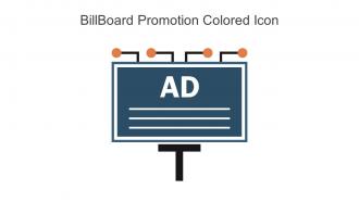 Billboard Promotion Colored Icon In Powerpoint Pptx Png And Editable Eps Format