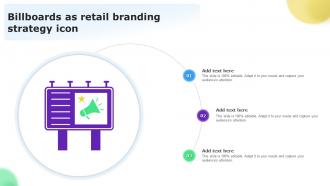 Billboards As Retail Branding Strategy Icon