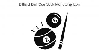 Billiard Ball Cue Stick Monotone Icon In Powerpoint Pptx Png And Editable Eps Format