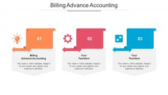 Billing Advance Accounting Ppt Powerpoint Presentation Infographics Icon Cpb
