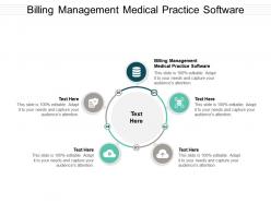 Billing management medical practice software ppt powerpoint presentation portfolio elements cpb