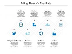 Billing rate vs pay rate ppt powerpoint presentation inspiration visual aids cpb