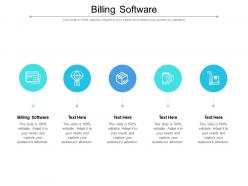 Billing software ppt powerpoint presentation gallery clipart images cpb