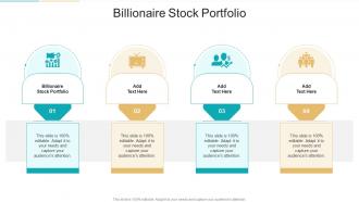 Billionaire Stock Portfolio In Powerpoint And Google Slides Cpb