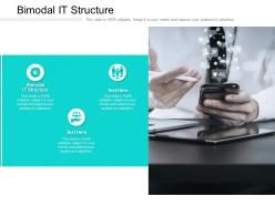 Bimodal it structure ppt powerpoint presentation infographic template graphics tutorials cpb