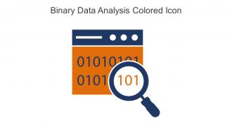 Binary Data Analysis Colored Icon In Powerpoint Pptx Png And Editable Eps Format