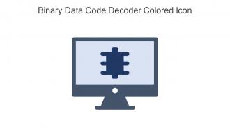 Binary Data Code Decoder Colored Icon In Powerpoint Pptx Png And Editable Eps Format
