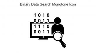 Binary Data Search Monotone Icon In Powerpoint Pptx Png And Editable Eps Format