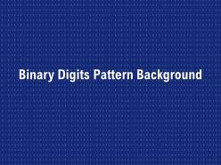 Binary digital pattern background
