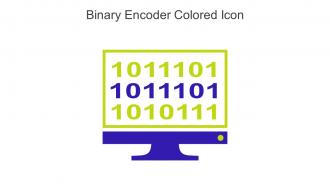 Binary Encoder Colored Icon In Powerpoint Pptx Png And Editable Eps Format