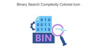 Binary Search Complexity Colored Icon In Powerpoint Pptx Png And Editable Eps Format