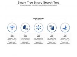 Binary tree binary search tree ppt powerpoint presentation ideas slide portrait cpb