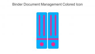 Binder Document Management Colored Icon In Powerpoint Pptx Png And Editable Eps Format