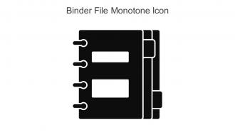 Binder File Monotone Icon In Powerpoint Pptx Png And Editable Eps Format