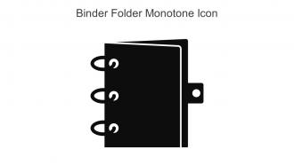 Binder Folder Monotone Icon In Powerpoint Pptx Png And Editable Eps Format
