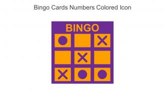 Bingo Cards Numbers Colored Icon In Powerpoint Pptx Png And Editable Eps Format