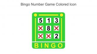 Bingo Number Game Colored Icon In Powerpoint Pptx Png And Editable Eps Format