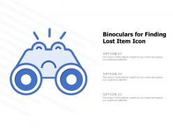 Binoculars For Finding Lost Item Icon